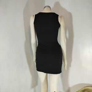 & Other Stories Black Mini Dress